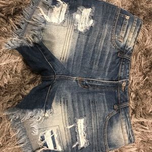 Just USA Shorts - Denim shorts/ Distressed jean shorts Just USA Shorts - Denim shorts/ Distressed jean shorts